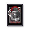 Naruto Uchiha With Crow Red and Black Poster Print