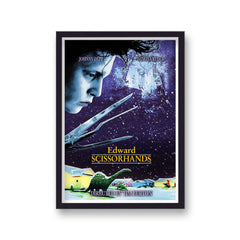 Edward Scissorhands Vintage Movie Poster Art Print v1
