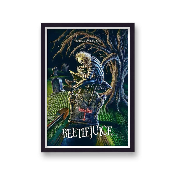 Beetlejuice Vintage Movie Poster Art Print v1