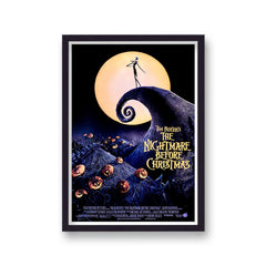 The Nightmare Before Christmas Vintage Movie Poster Art Print v5