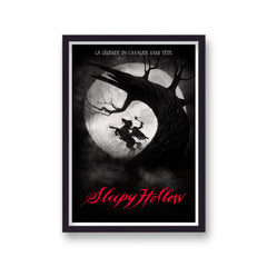Sleepy Hollow Vintage French Movie Poster Art Print v2