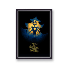 The Nightmare Before Christmas Vintage Movie Poster Art Print v7