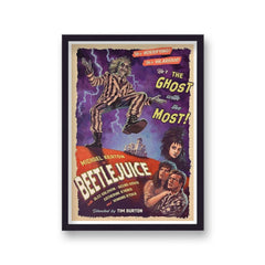 Beetlejuice Vintage Movie Poster Art Print v4