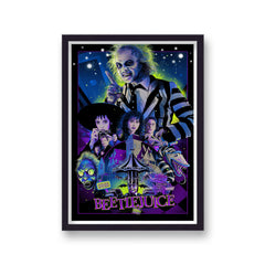 Beetlejuice Vintage Movie Poster Art Print v7