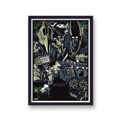 Beetlejuice Vintage Movie Poster Art Print v8
