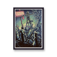 Beetlejuice Vintage Movie Poster Art Print v10