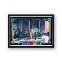 Edward Scissorhands Vintage Movie Poster Art Print v5