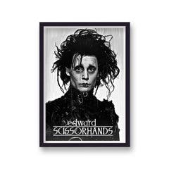 Edward Scissorhands Vintage Movie Poster Art Print v8