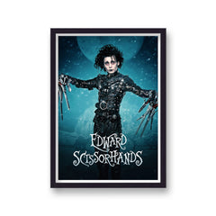 Edward Scissorhands Vintage Movie Poster Art Print v9
