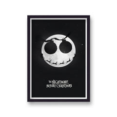 The Nightmare Before Christmas Vintage Movie Poster Art Print v20