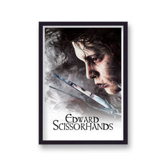 Edward Scissorhands Vintage Movie Poster Art Print v10