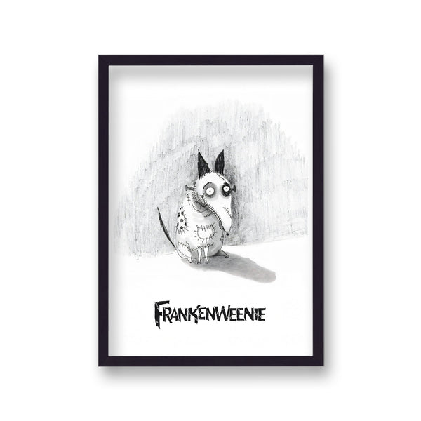 Frankenweenie Vintage Movie Poster Art Print v13