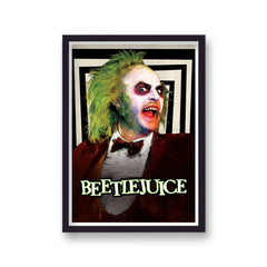 Beetlejuice Vintage Movie Poster Art Print v16
