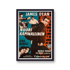 Rebel Without A Cause Vintage Movie Poster Print v1