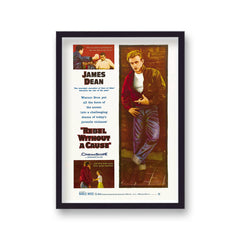 Rebel Without A Cause Vintage Movie Poster Print v2