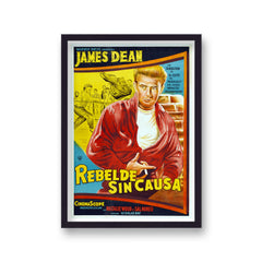 Rebel Without A Cause Vintage Movie Poster Print v4