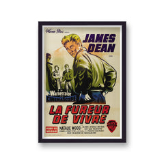 Rebel Without A Cause Vintage Movie Poster Print v7