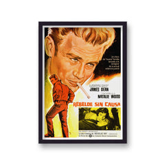 Rebel Without A Cause Vintage Movie Poster Print v9