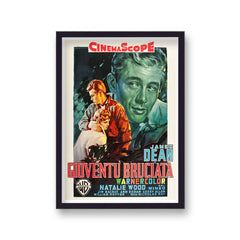 Rebel Without A Cause Vintage Movie Poster Print v11