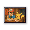 1 Japenese Inspired Ash and Pikachu Ramen Bar Poster
