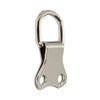 Solid Double D Ring Nickel Plated 2 Hole Nickel Plated