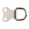 Solid Double D Ring Nickel Plated 2 Hole Nickel Plated