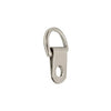 Solid D Ring Nickel Plated 1 Hole Single D Ring