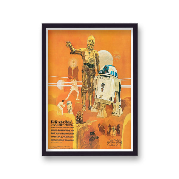 Star Wars Coca Cola Promo Art Set C-3PO & R2D3