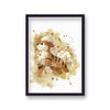 Pokemon Growlithe Wall Art Cartoon Gaming Retro Poster Print