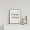 Typography Chop Chop Y&G