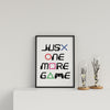 Typography Just One More Game V2