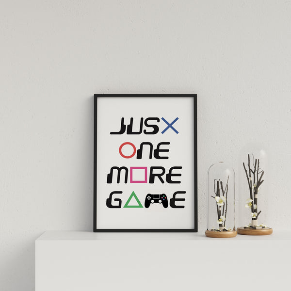 Typography Just One More Game V2