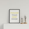 Typography Posher Than Next Door V1 Y&G