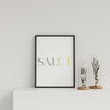 French Typography Salut Y&G