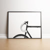Retro Road Bike Art Print