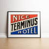 Retro Sign Terminus Hotel Nice