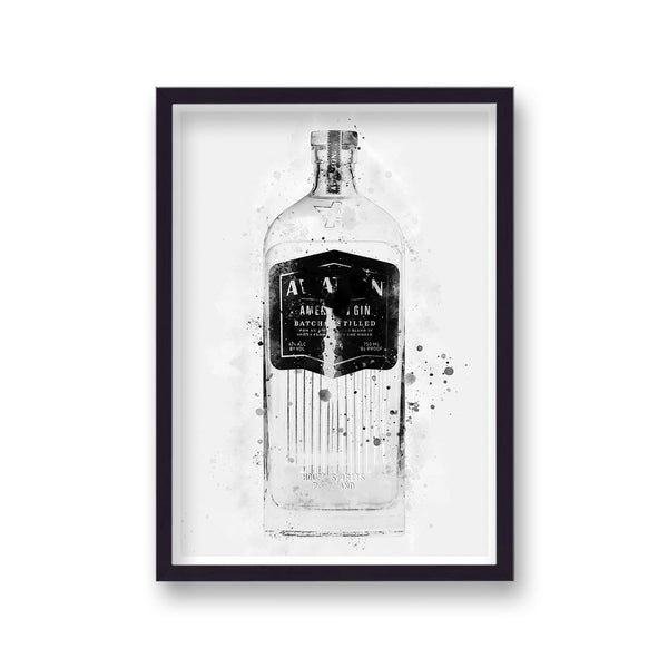Gin Graphic Splash Print Aviation Inspired