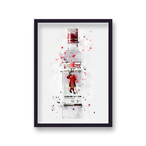 Gin Graphic Splash Print Beefeater Inspired