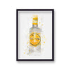 Gin Graphic Splash Print Verano Lemon Inspired