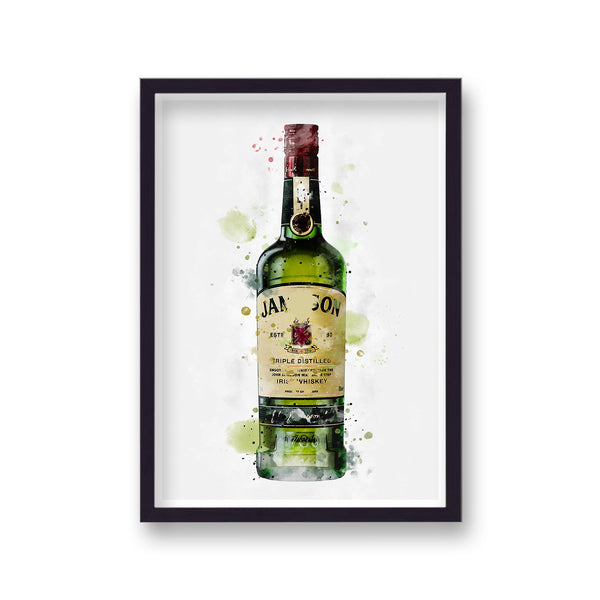 Spirit Graphic Splash Print Jameson Whisky Inspired