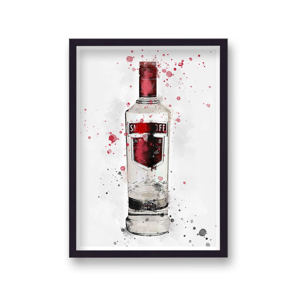 Spirit Graphic Splash Print Smirnoff Vodka Inspired