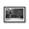 Ali Trains At White City London Before Fight With Henry Cooper 1966 Vintage Icon Print