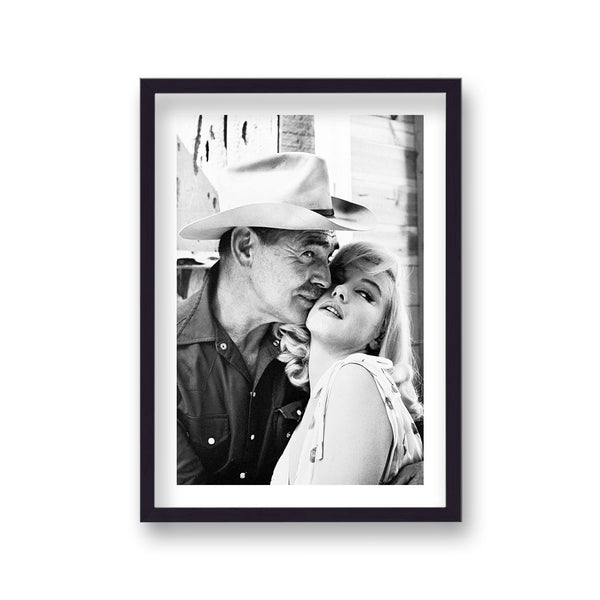 Marilyn Monroe & Clark Gable The Misfits 1961 Image 1 Vintage Icon Print