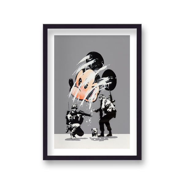Banksy Print Mickey Mouse Grafitti
