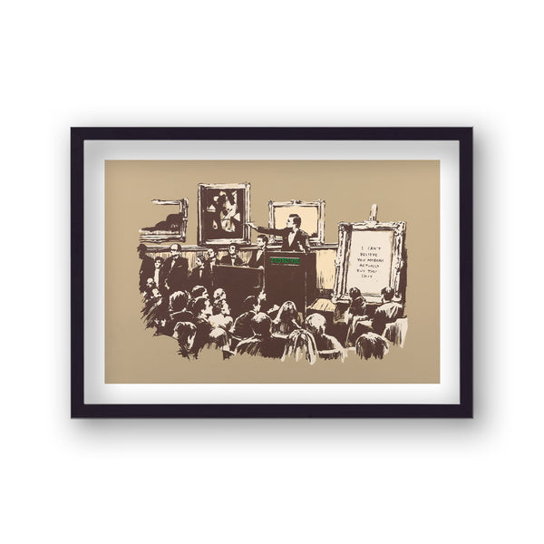 Banksy Print Art Morons
