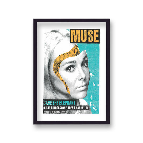 Muse Live Concert Nashville Vintage Music Poster
