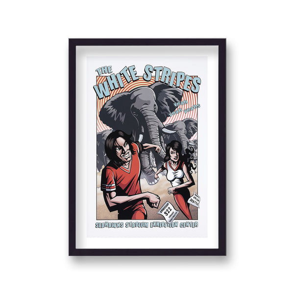 The White Stripes Vintage Music Poster