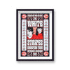 The White Stripes European Tour 2001 Vintage Music Poster