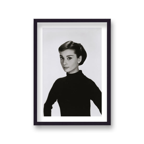 Audrey Hepburn Publicity Shot Funny Face 1957 Vintage Icon Print