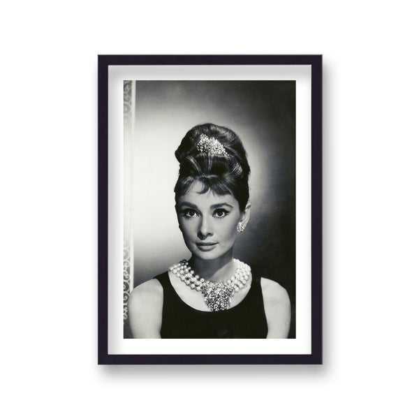 Audrey Hepburn Publicity Shot Breakfast At Tiffanys 1961 Vintage Icon Print